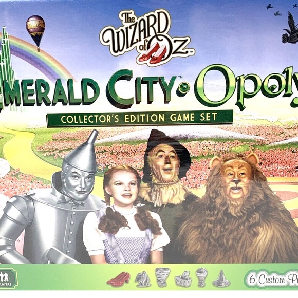 The Wizard of Oz Emerald City Opoly Game Collectors Edition Monopoly New - Picture 3 of 6